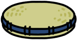Grass Cushion (Navy)