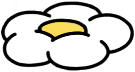 Plum Cushion (White)