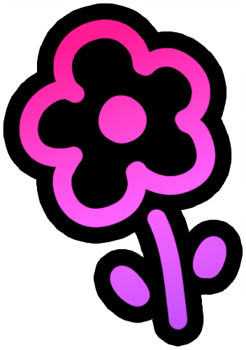 Neon Flower 1