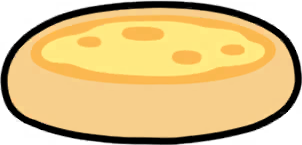 Pizza Cushion (Plain)