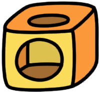 Orange Cube