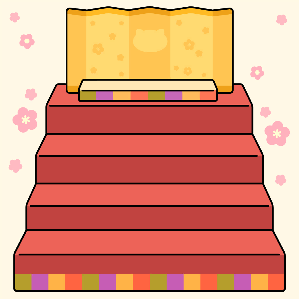Hina Doll Stand