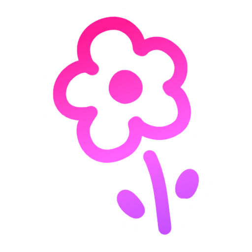 Neon Flower 1