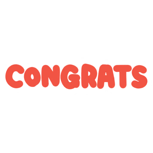 Congrats